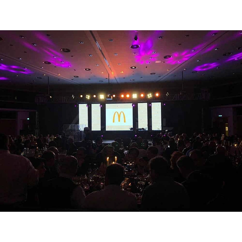 High Grey Scale Die Casting Aluminum RGB Indoor Rental 500*1000mm P4.8 LED Board Display for Events
