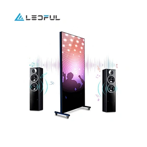 High definition super slim removable P2.5 poster LED display screen for wedding