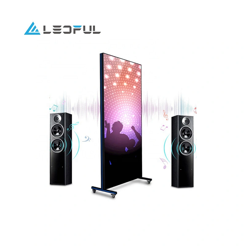 High definition super slim removable P2.5 poster LED display screen for wedding