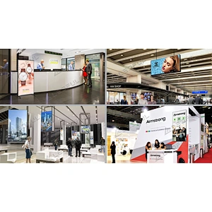 High definition super slim removable P2.5 poster LED display screen for wedding