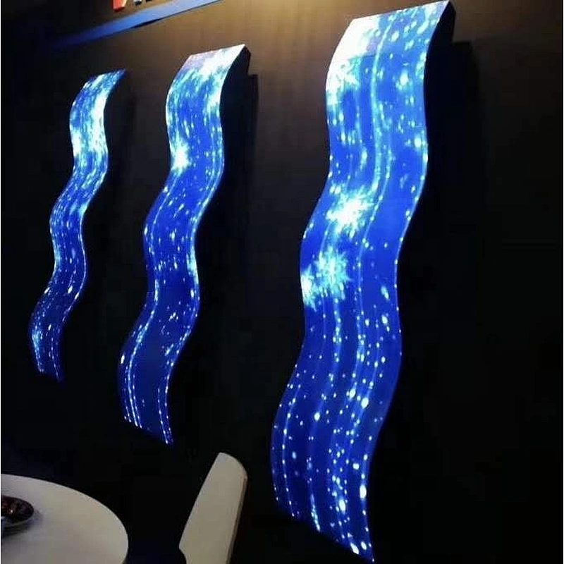 Full color High Refresh indoor Flexible LED display with CE