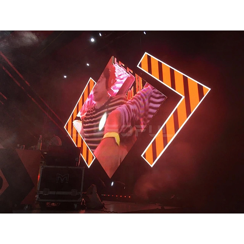 LEDFUL P5.95 light weight stage rental LED panel 500*1000mm outdoor die cast aluminum LED display