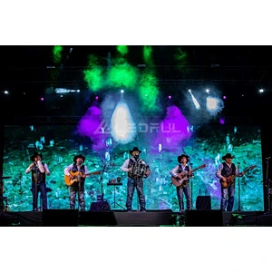 SMD Indoor P4 round stage background P3.9 Rental 500x1000mm led display video wall panel 500*1000