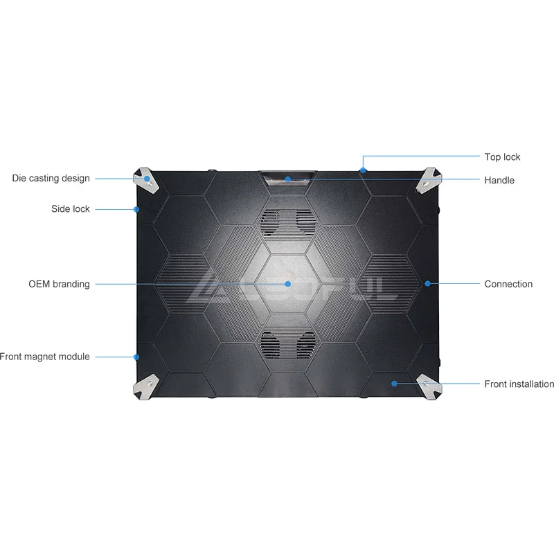 P2.5 Ultra Thin Indoor Bracket installation LED Display Screen