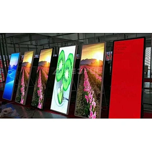 poster P2.5 plus display light box move easy advertising  LED display screen