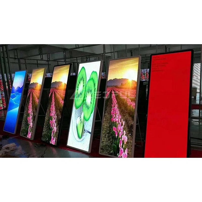 poster P2.5 plus display light box move easy advertising  LED display screen