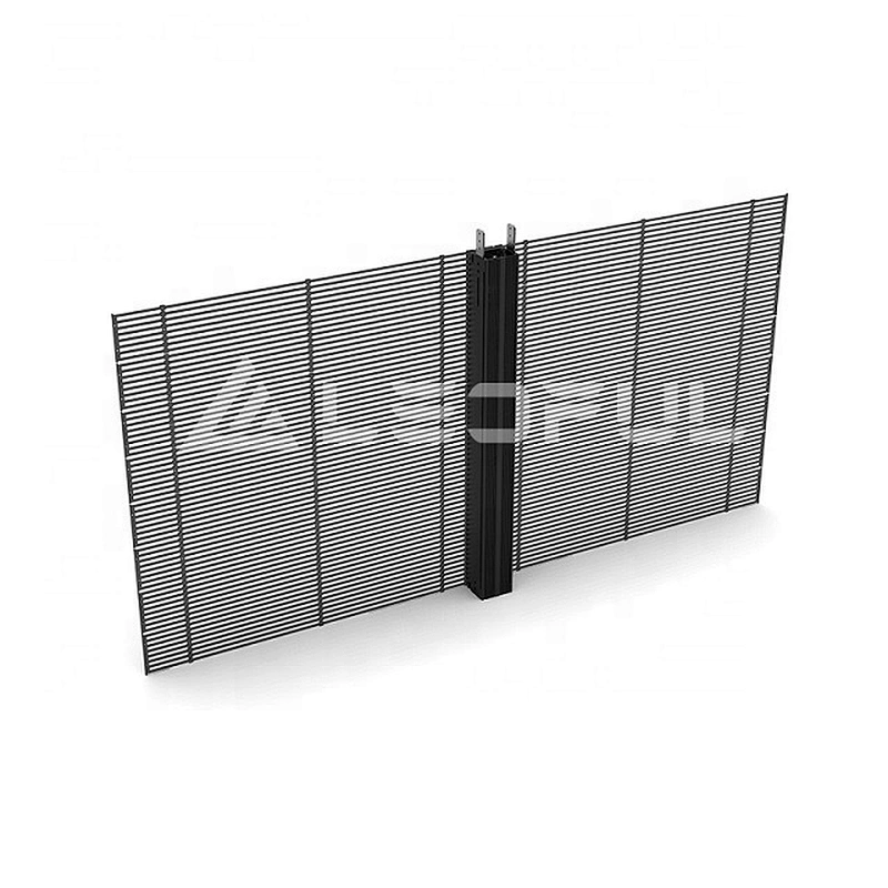 customized P10.4 durable and stable  LED transparent glass wall display