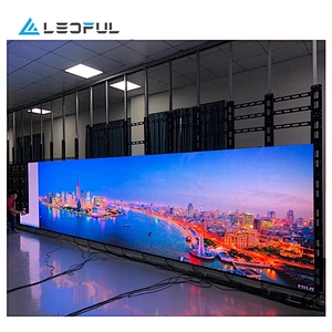 China Top Quality indoor P3 High refresh rate black SMD LED video wall for indoor fixed advertising with CE