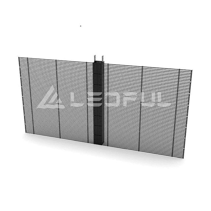 Thin and light portable p10.4 led display transparent