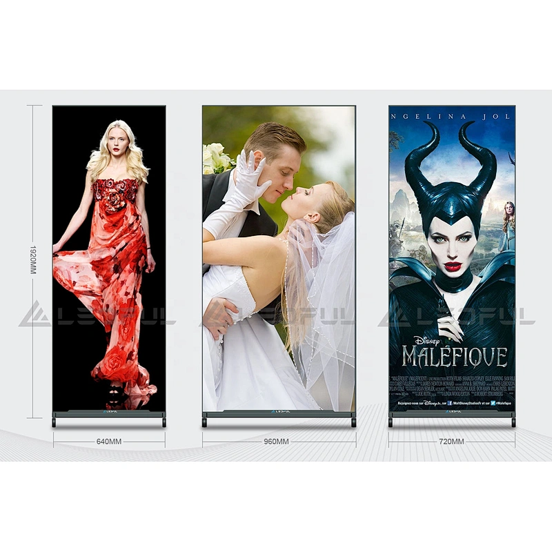High Definition Indoor Outdoor P2.5 LED Display mirror led Poster