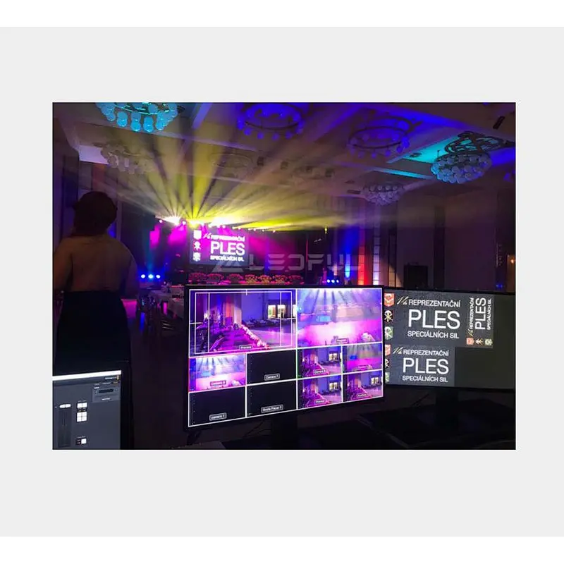 light and thin  portable stage rental LED screen/ display
