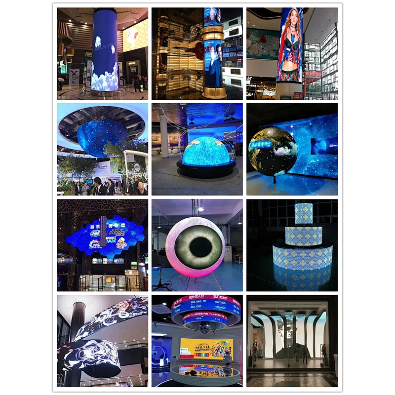 P1.5~P4 Indoor Flex LED display ball shape