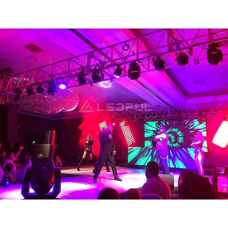 SMD Indoor P4 round stage background P3.9 Rental 500x1000mm led display video wall panel 500*1000