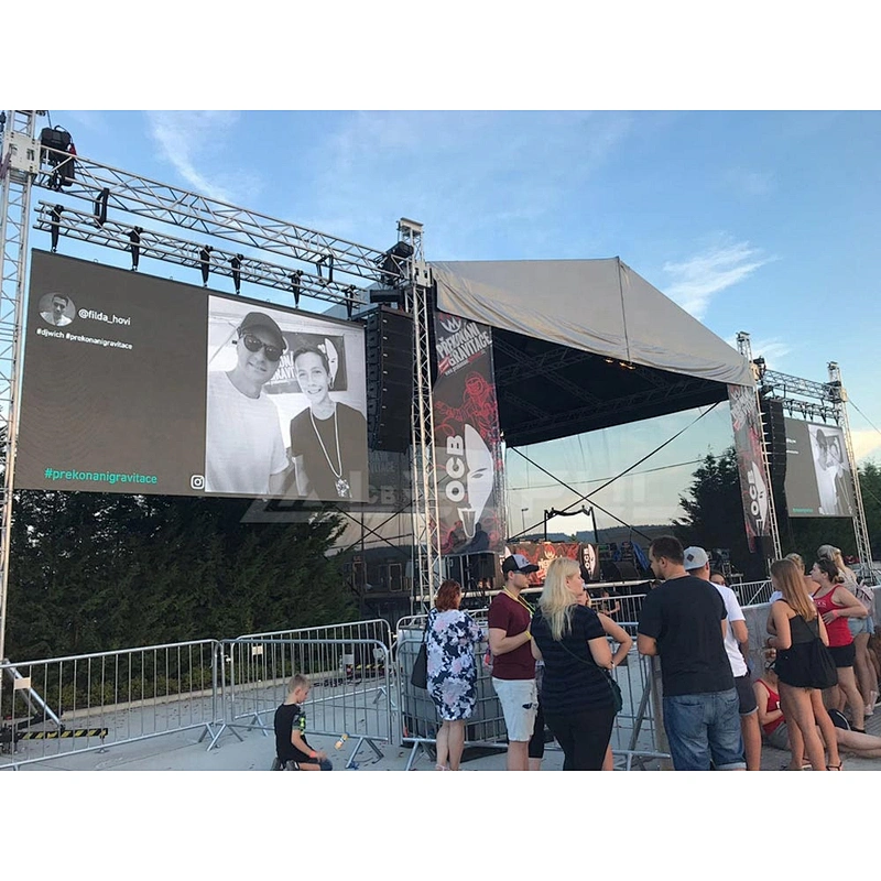 China nationstar p3.91 super slim 500*500mm outdoor stage rental LED display