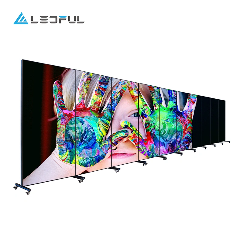 audio speaker  high refresh LED poster display P2.5 indoor panel for shopping center/airport station