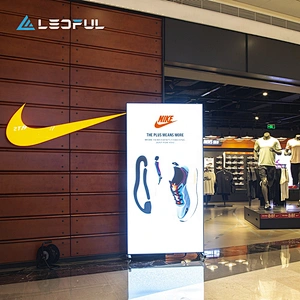 Wifi/ Cloud wireless control 960 width P2.5 indoor led module magnet poster for mall
