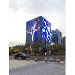 Large High Transparency Outdoor P2.8 P3.9 P7.8 mm Transparent LED Video Wall  panel display