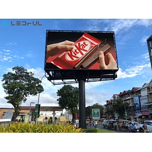 Double sided fullcolor electronic large led billboards outdoor exterior P10 LED advertising led sign outdoor display