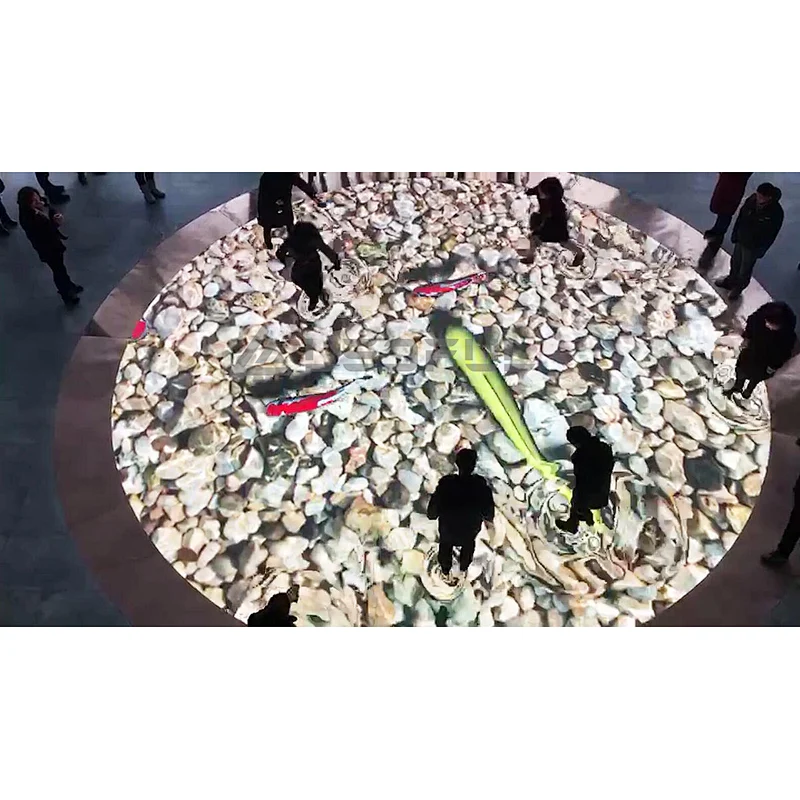 Outdoor P3.9 flexible led display dance floor for sale