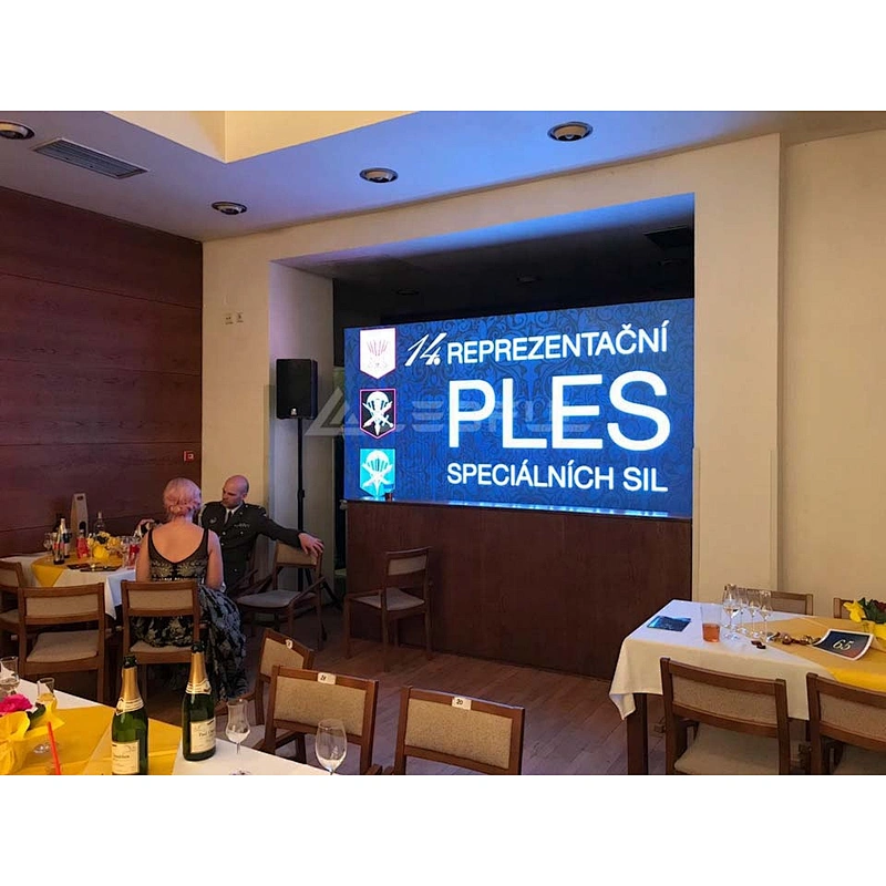 front service p6 customized black SMD easy installation indoor LED screen