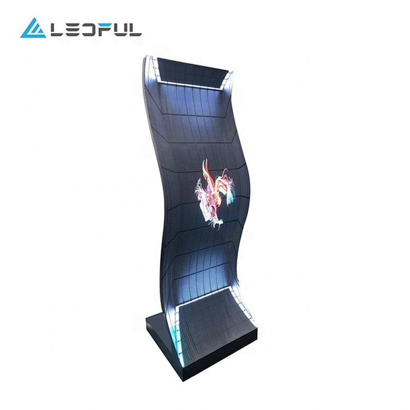 Flexible and magnetic module light and thin plug and play Flex-wave SPoster for advertising