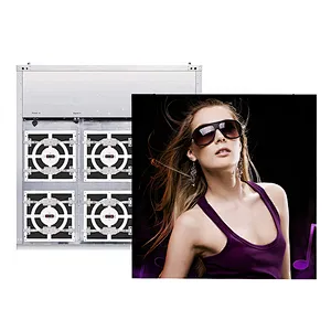 Thin and Light Outdoor P8 Easy Installation Commercial 960*960mm LED Display Cabinet