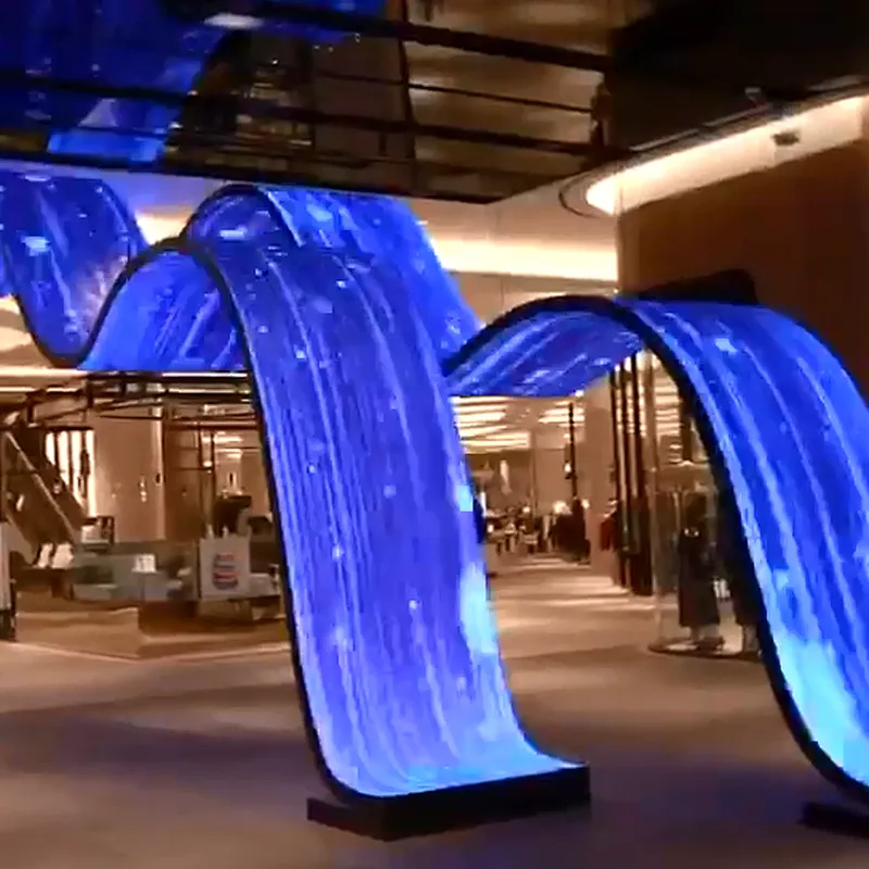 Small pitch P1.8 indoor programmable flexible led display