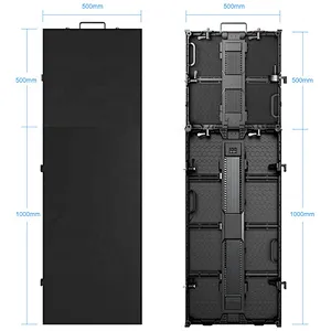 500*1000mm  outdoor rental wide viewing angle LED display  panels LED video TV