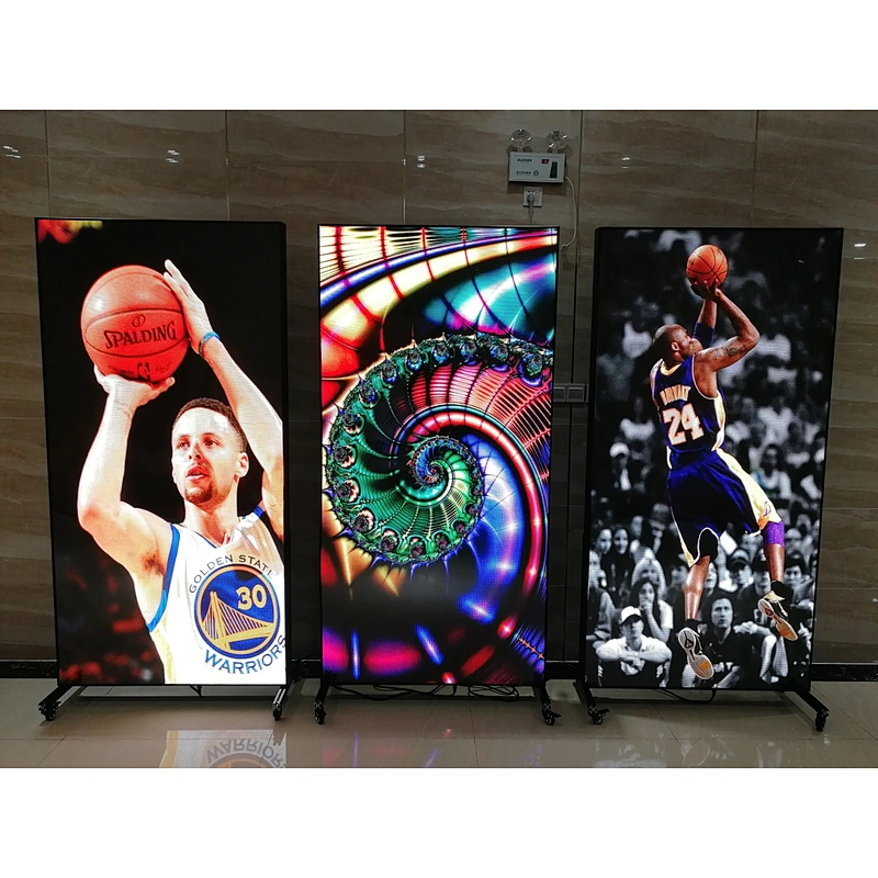 SMD full color RGB LED high brightness P2.5 Digital LED Poster display for shop window
