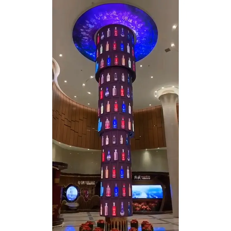 Small pitch P1.8 indoor programmable flexible led display