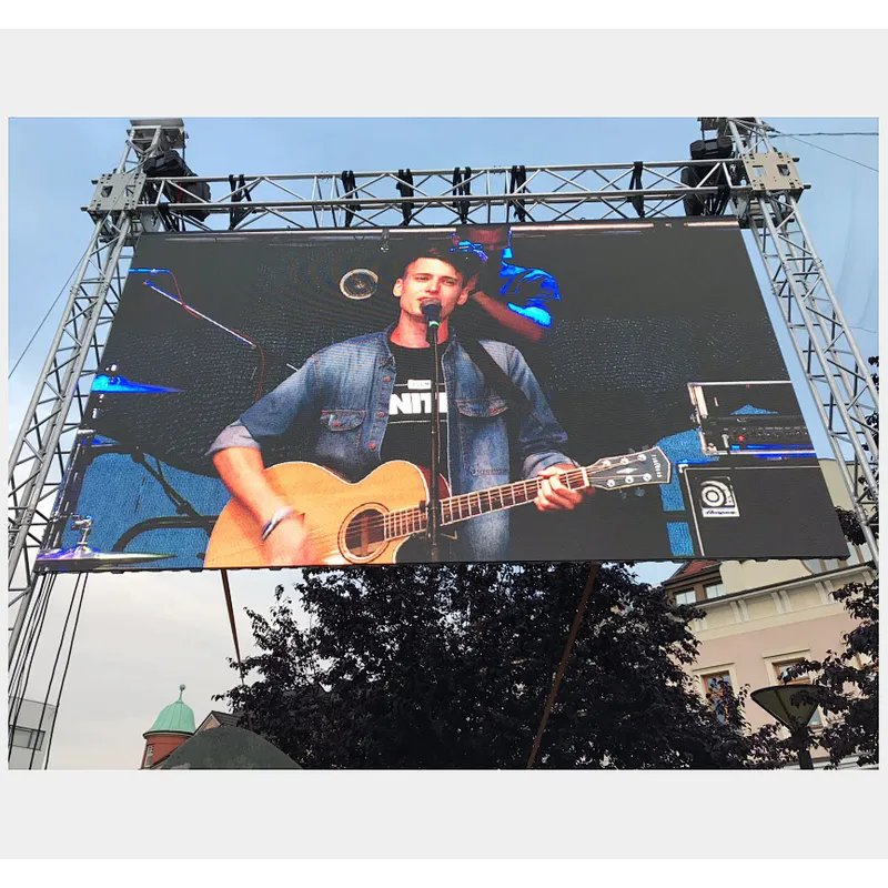 Digital P6.2mm Easy installation  p6 indoor outdoor rental led display stage concert rental LED video wall