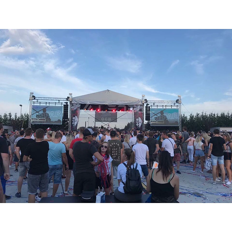 Waterproof P4.8 Rental Stage 500*1000mm Outdoor LED Display Board