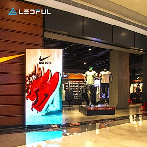 Factory Moveable Indoor P1.8 P2 P2.5 Various Size High Brightness Digital LED Advertising  Stand Poster Display Screen