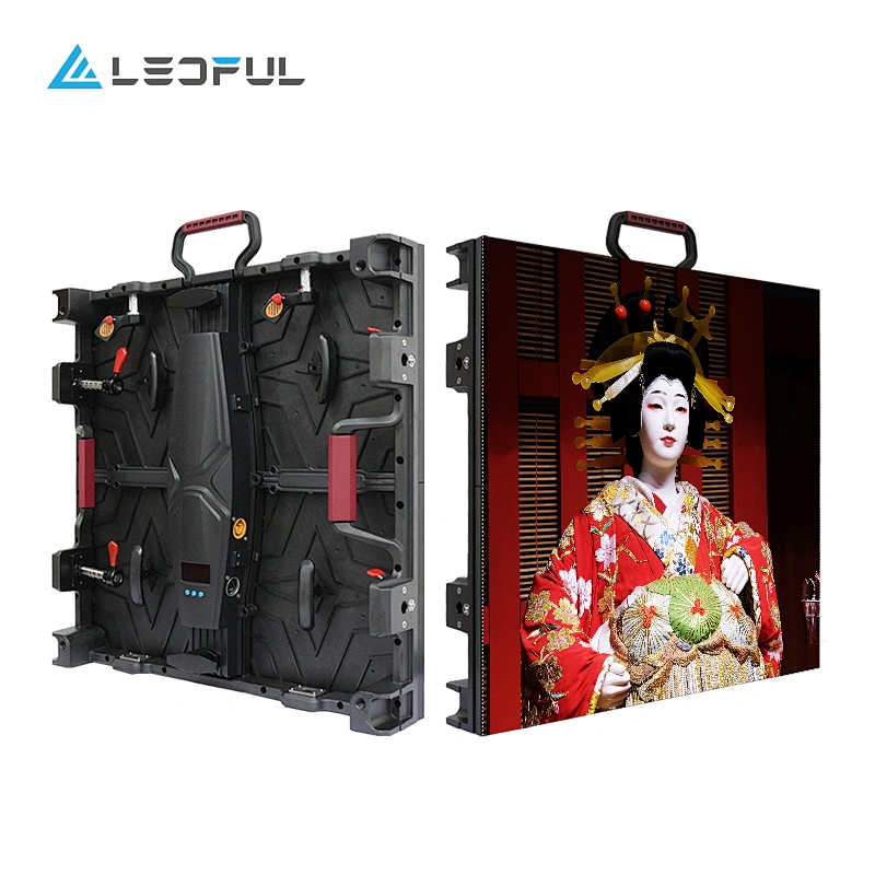 LEDFUL 2020 New 500x500 cabinet full color P2.97 P3.91 P4.81 Rental SMD flexible led display panels screen indoor outdoor Price