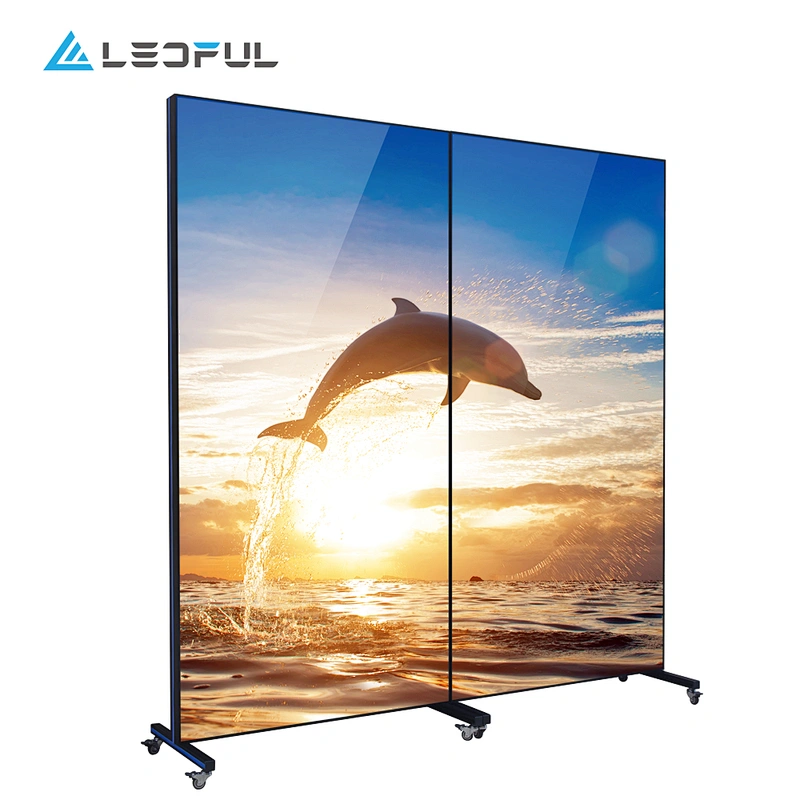 High brightness LED movie poster sneaker display P2.5 indoor panel nice look advertising LED poster