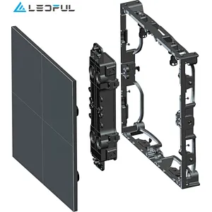 full color rental using P4.8mm super slim die aluminum cabinet  LED video screen