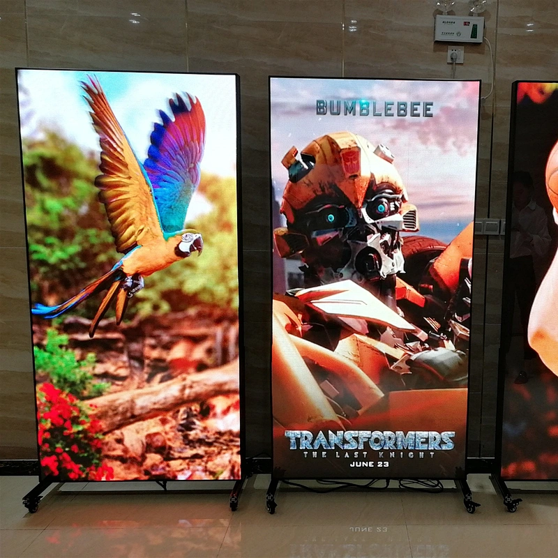 plug and play  LED poster for indoor and outdoor