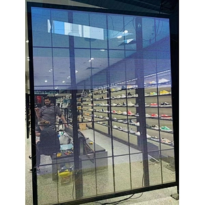 Innovative street windows transparent LED display poster screen for store/mall