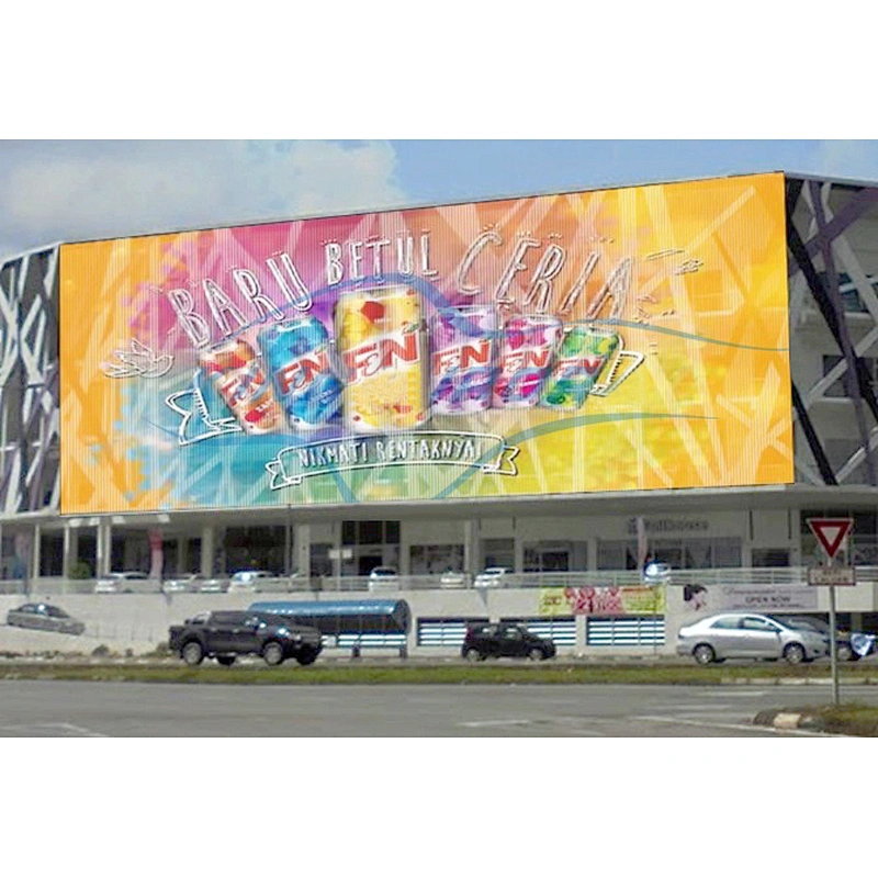 LED outdoor advertising displays moving sign video wall panel for bus/gas station