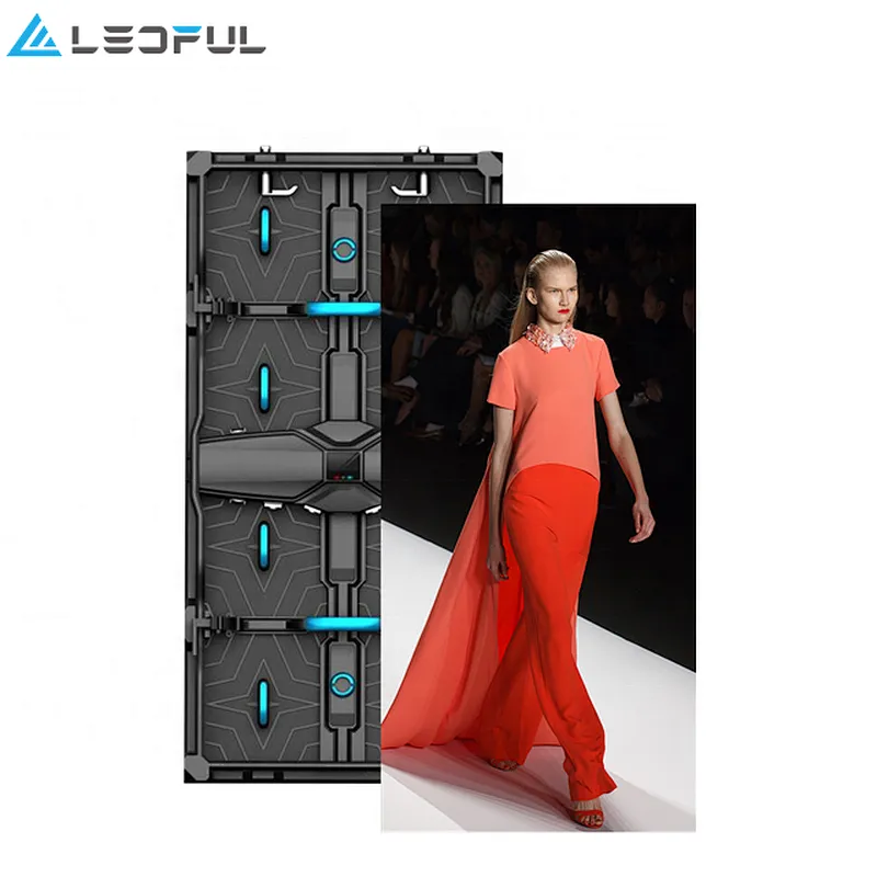 Customized Light Weight Outdoor Rental P4.8 die casting p4 outdoor ultra light rental stage elegant backdrop led display