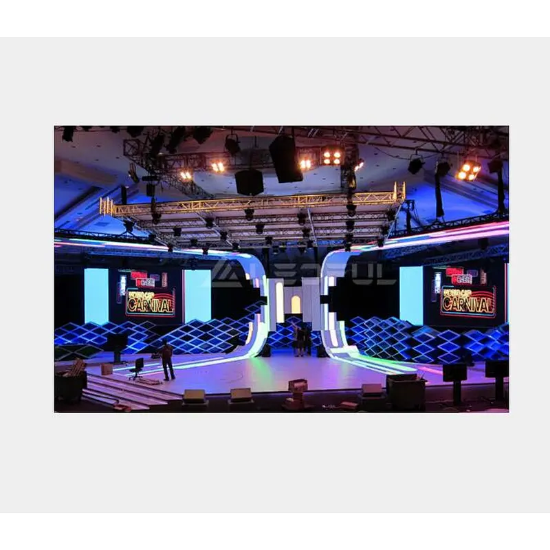 500*1000mm  light and thin stage rental LED display for outdoor events