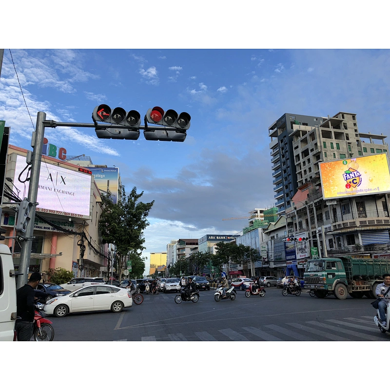 commercial advertising SHENZHEN P6-10 outdoor front service LED display