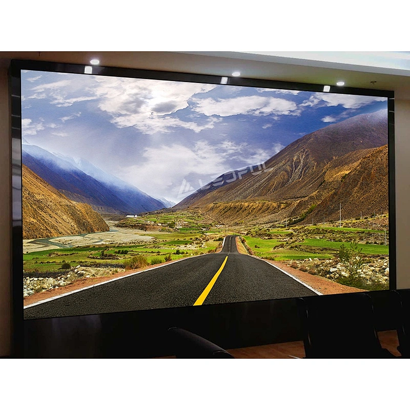 P1.8mm P2mm P2.5mm pixel pitch 4k 16:9 fine pitch  indoor LED display screen