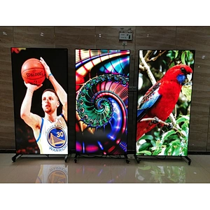 plug and play  LED poster for indoor and outdoor