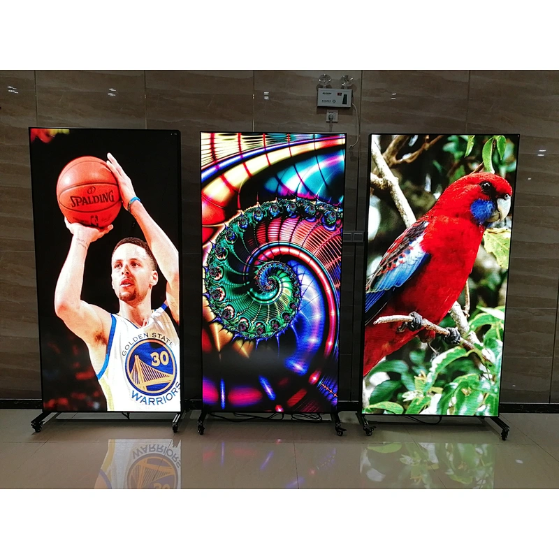 plug and play  LED poster for indoor and outdoor