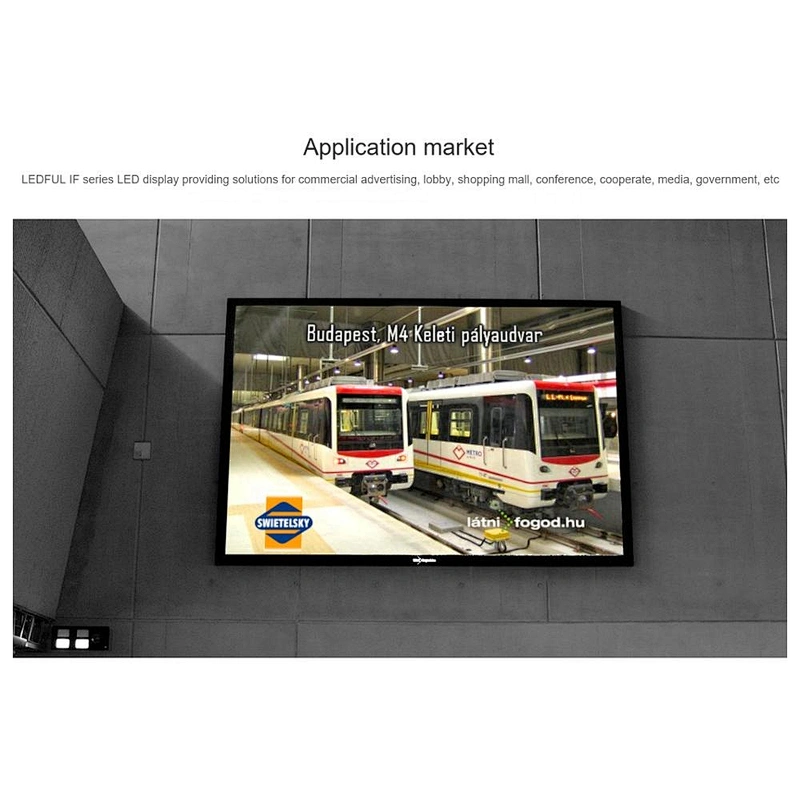 160*160 full color Indoor P2.5 fixed advertising easy Installation LED display panel