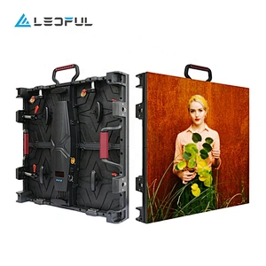 LEDFUL 2020 New hot sale HD full color P2.97 P3.91 P4.81 500x500mm rental indoor outdoor LED display panel screen