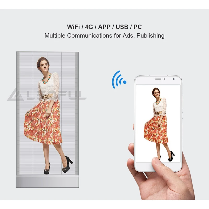 durable and stable screen plug and play High Transparency  LED Display