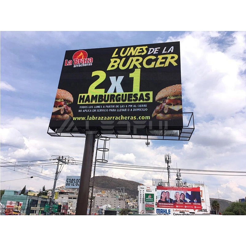 Thin and Light 960*960mm cabinet p10 outdoor commercial advertising LED displays/screen