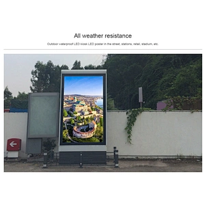 The latest indoor audio speaker integrated LED display for advertising